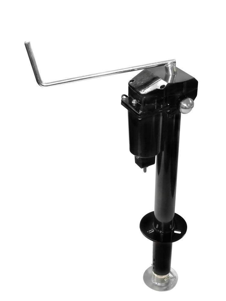 Electric Tongue Jack with LED Work Light and Ground Wiring T32392