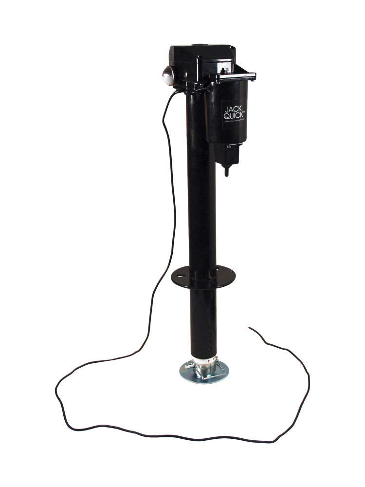 Electric Tongue Jack with LED Work Light and Ground Wiring T32392