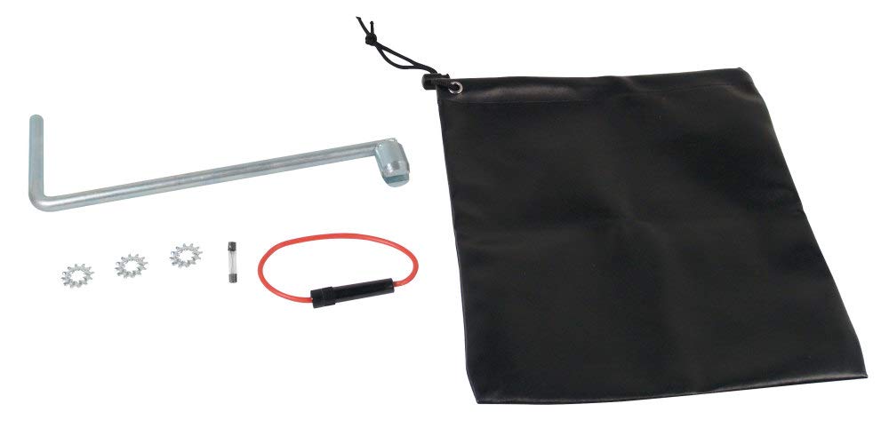 Electric Tongue Jack with LED Work Light and Ground Wiring T32392