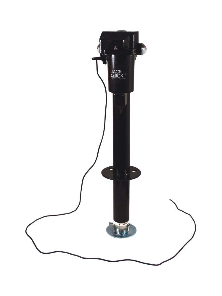 Electric Tongue Jack with LED Work Light and Ground Wiring T32392
