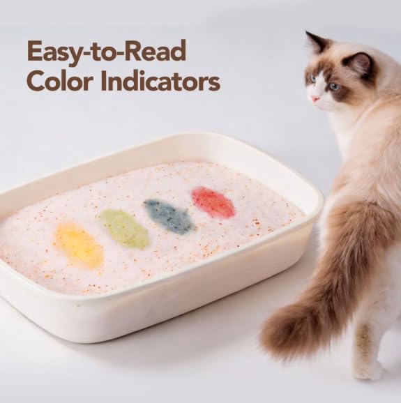 Unscented Color-Changing 8 Lb Cat Litter 2 Pack P826