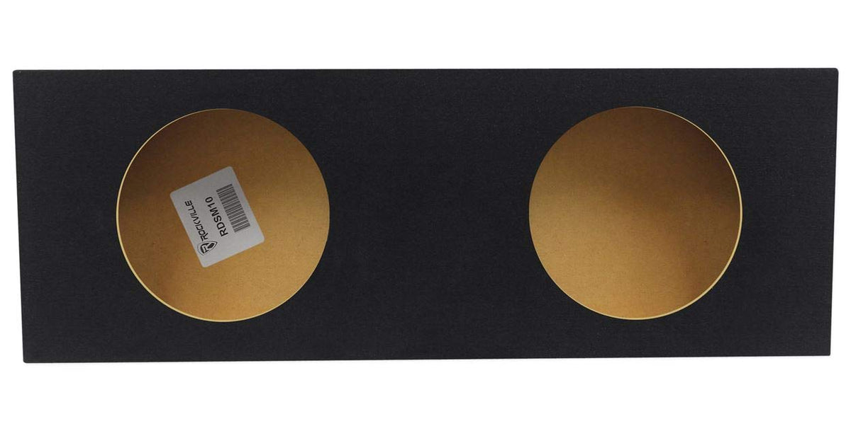 10" Shallow Mount Sealed Car Subwoofer Enclosure X817