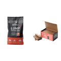 16 lb Lump Charcoal + 48 Fire Starters Bundle C552752