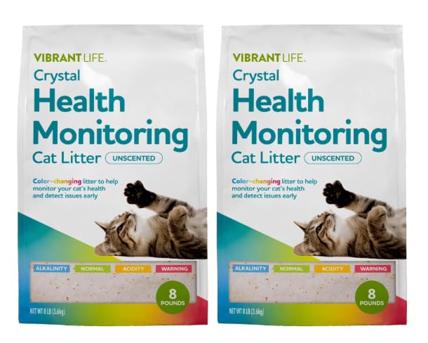 Unscented Color-Changing 8 Lb Cat Litter 2 Pack P826