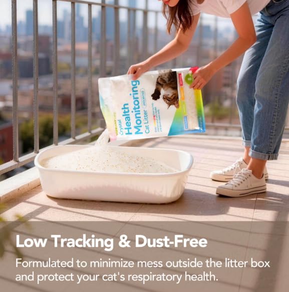 Unscented Color-Changing 8 Lb Cat Litter 2 Pack P826