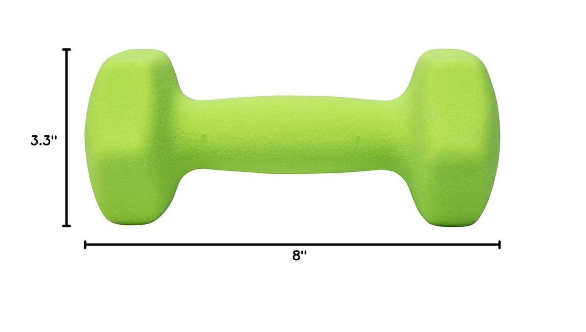 Set of 2 Neoprene Coated Dumbbells B726193