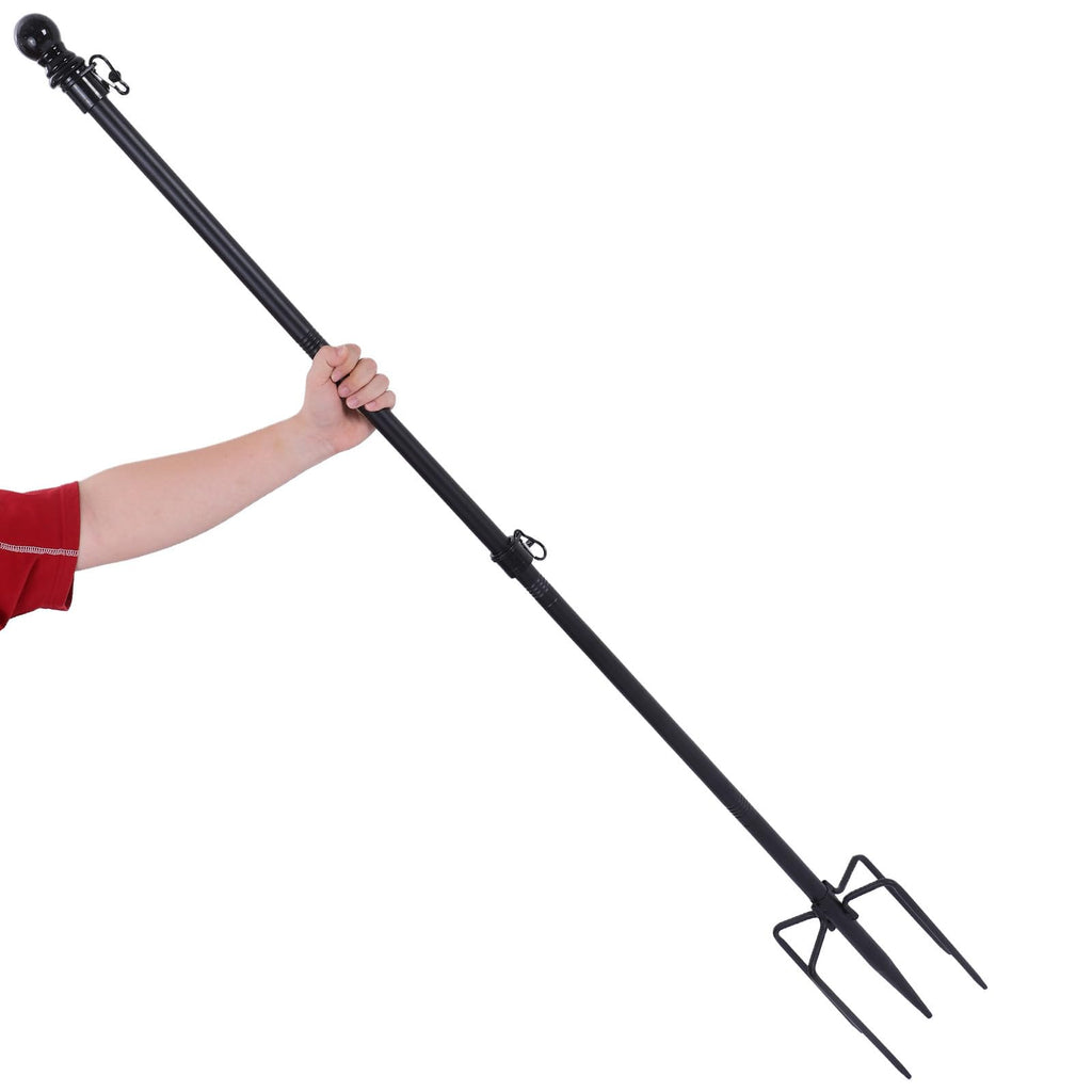 Stainless Steel Flag Pole Base with 5 Prongs R373906