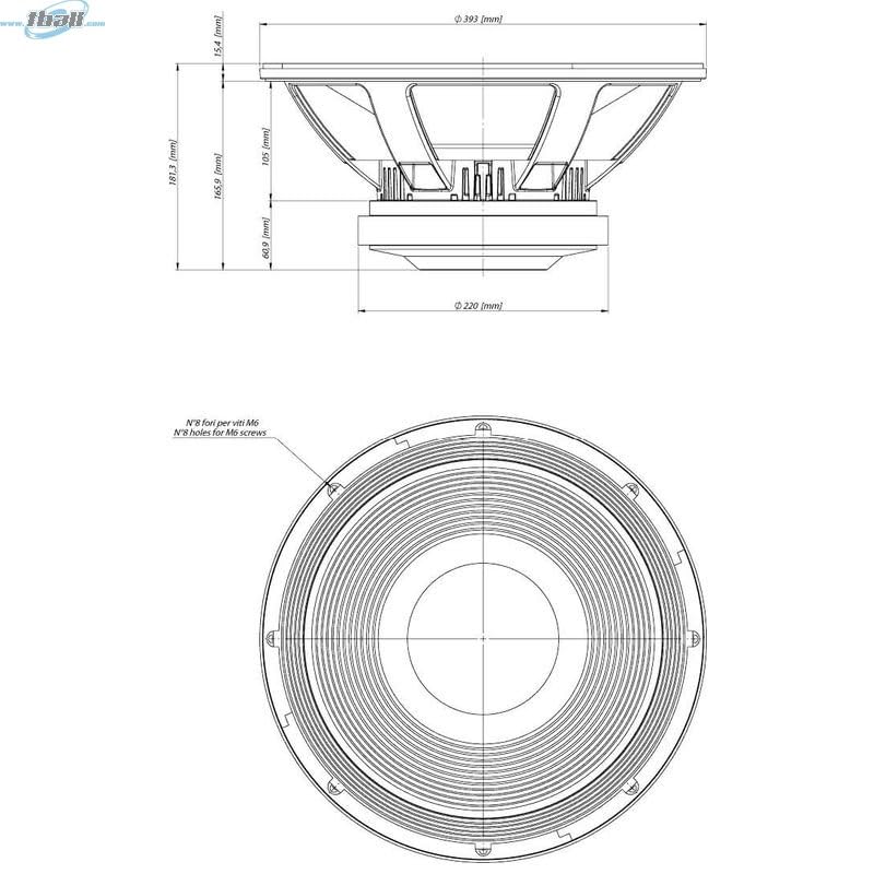 15-inch 2400-Watt Subwoofer K302