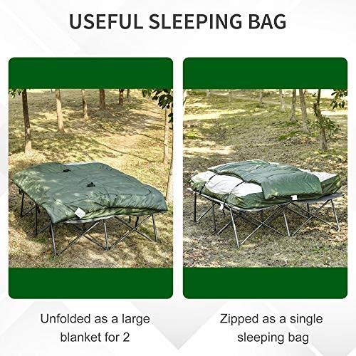 Folding Camping Cot with Pillows Z863
