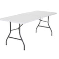 6 Foot Folding Table White G8820