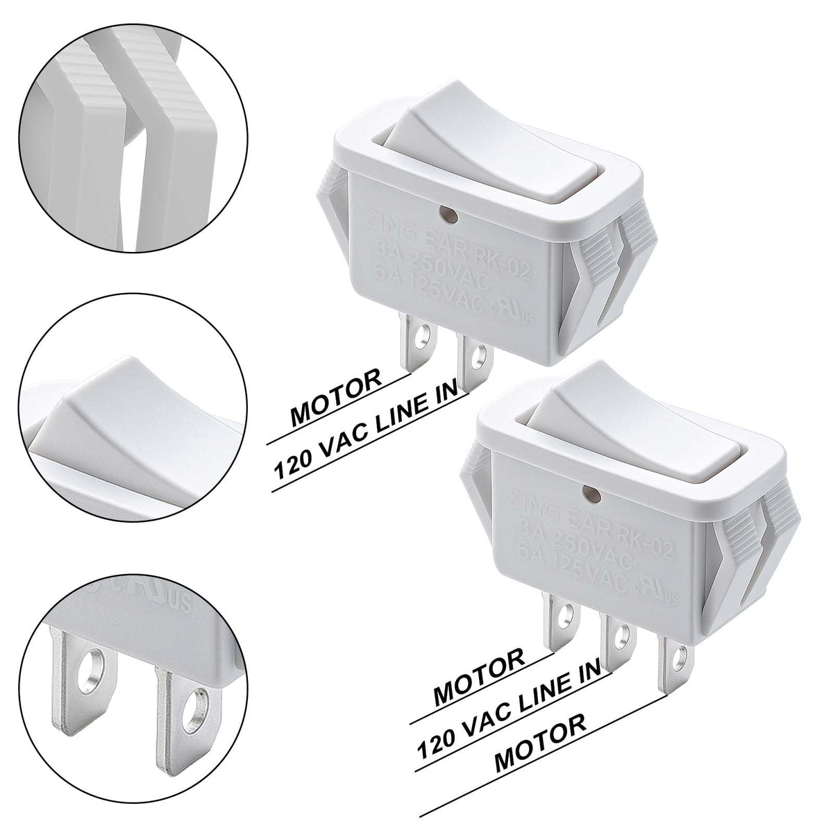 Range Hood Rocker Switch Kit N55886