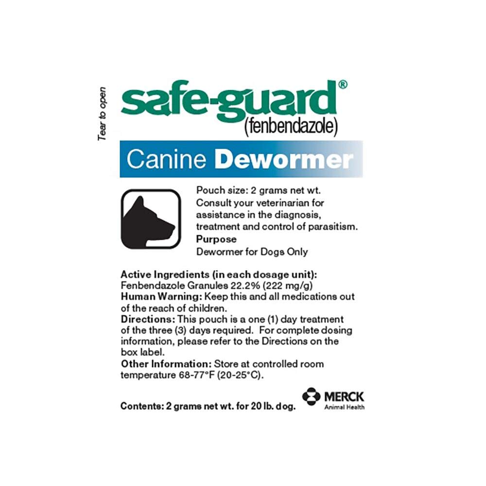 Canine Dewormer 2gm Pouch Pack of 3 U200446
