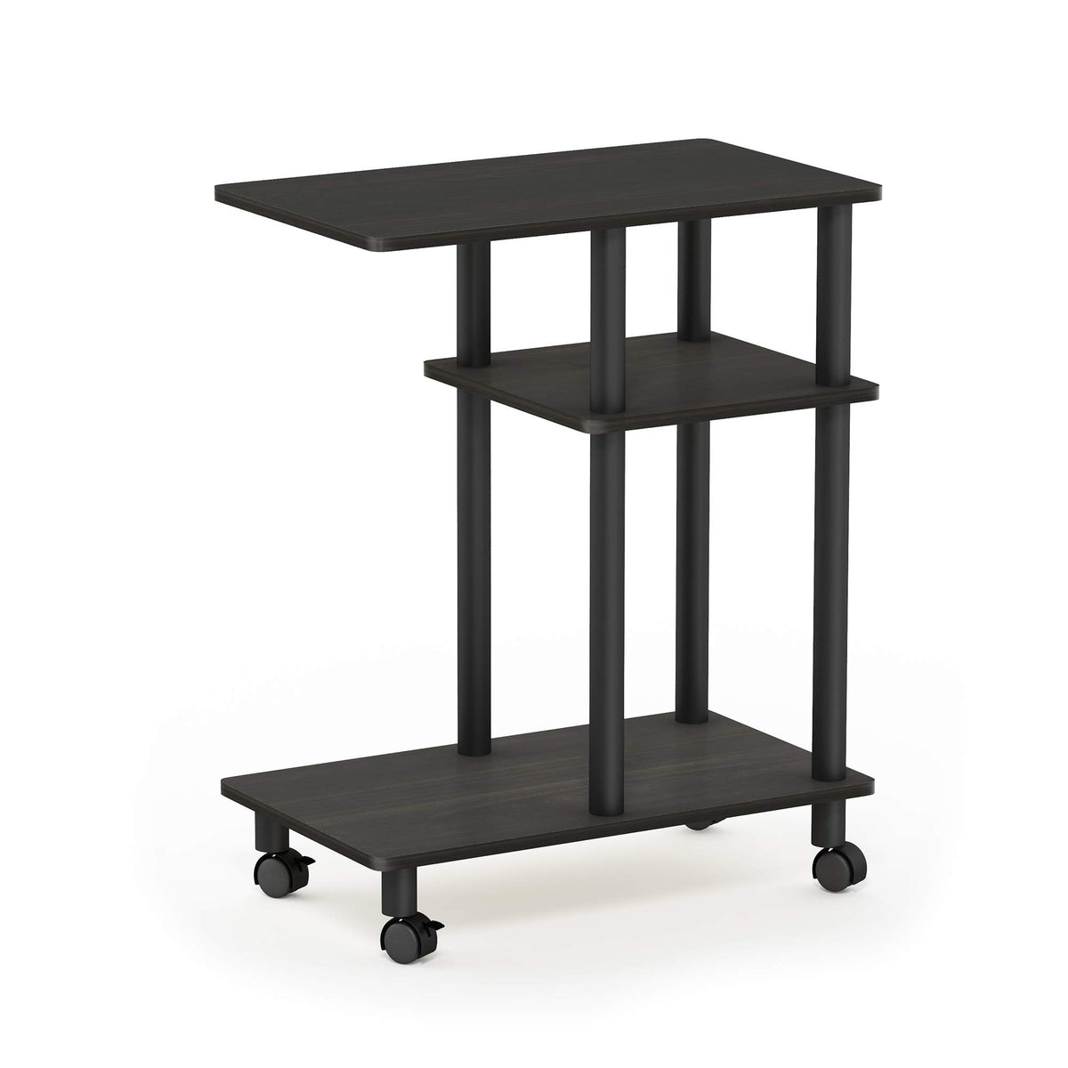 C Shaped Side Table with Casters E862