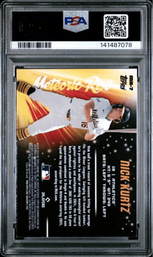 2025 Topps Bowman Chrome Mega Box Baseball Card PSA 10 P7966