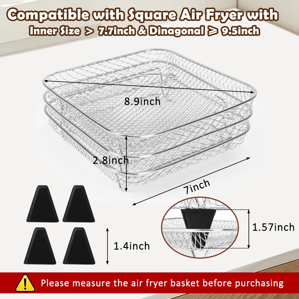 7 inch Square Air Fryer Rack E322957