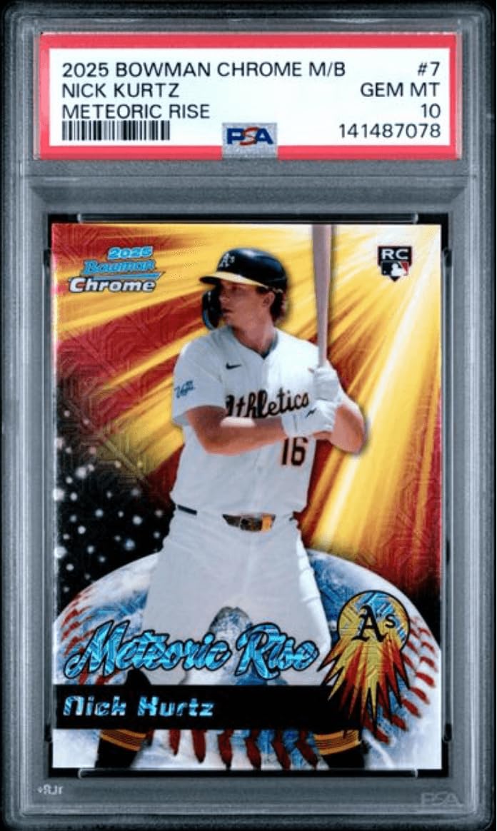 2025 Topps Bowman Chrome Mega Box Baseball Card PSA 10 P7966