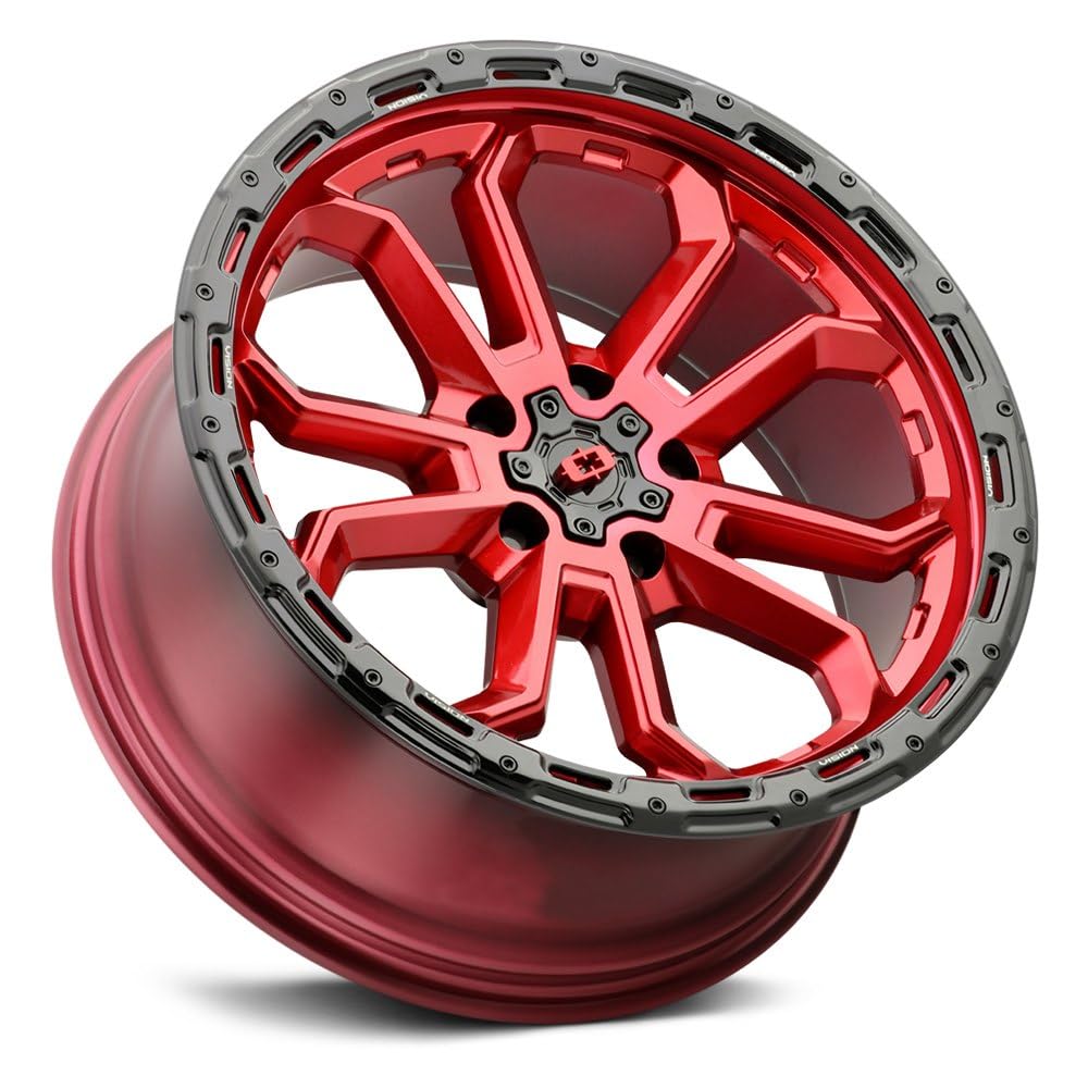 20x9 5x5 Red Wheel Rim F38533
