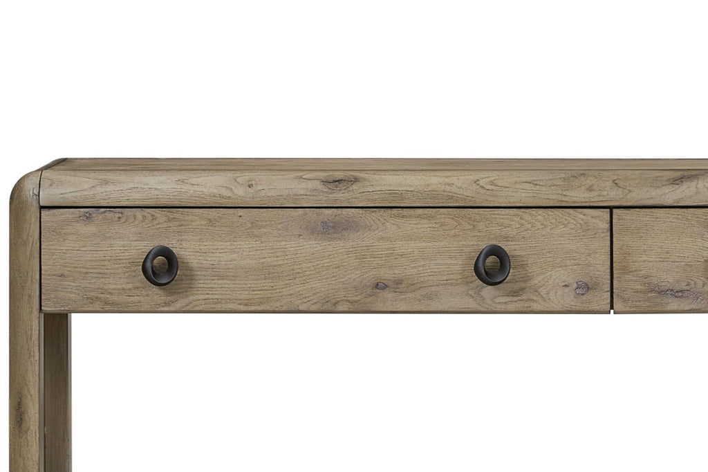 Oak Console Table with Drawers and Storage G57429