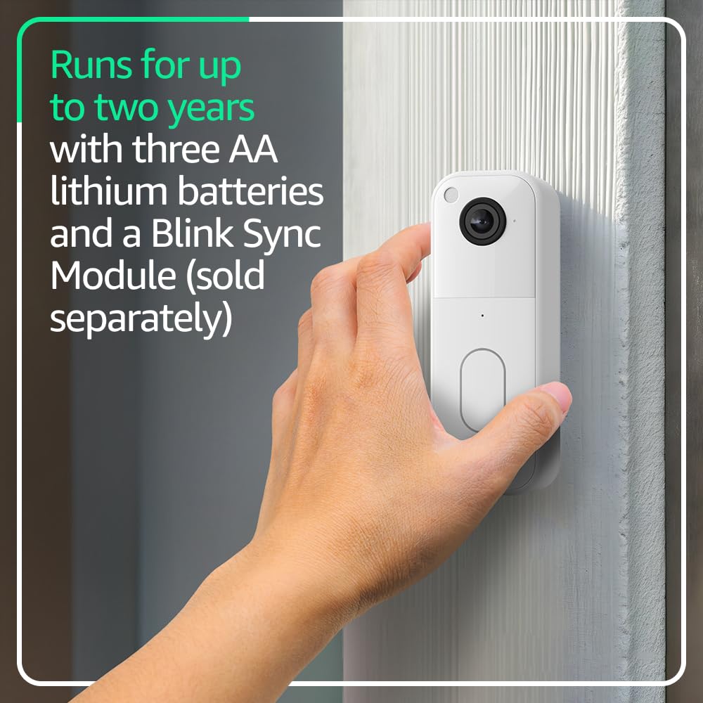 Blink Video Doorbell Add-On White E3887