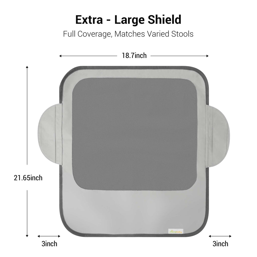 Extra Large Grey Booster Chair Protector Cover F48597