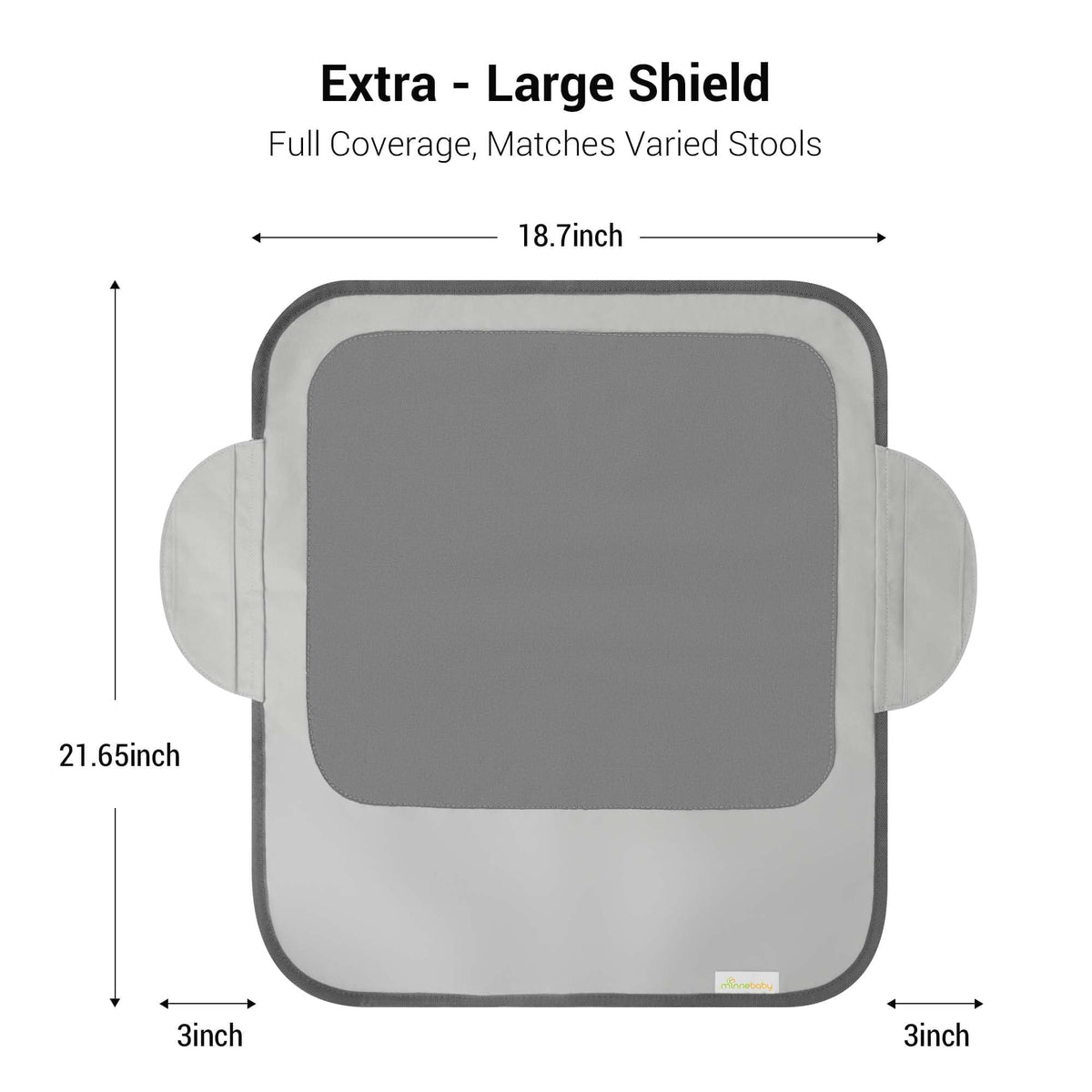 Extra Large Grey Booster Chair Protector Cover F48597