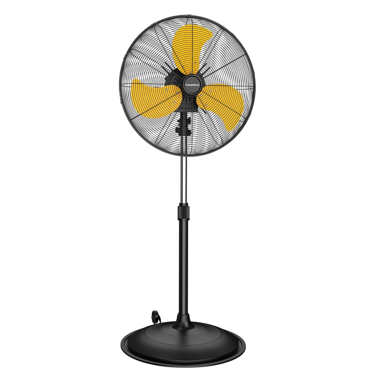 20 Inch 3-Speed Oscillating Metal Pedestal Fan with Wheels Z248