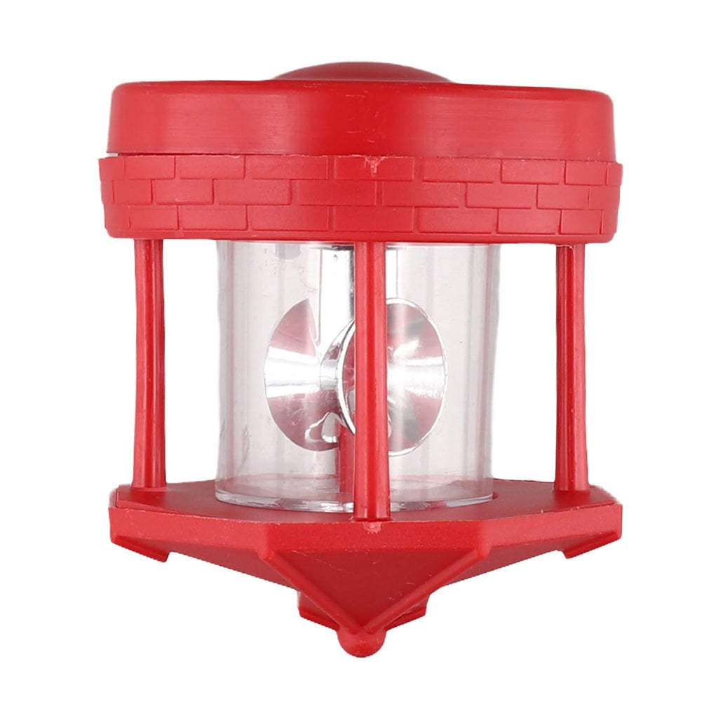 Rotating Solar Lighthouse Light Outdoor Garden Lawn Lamp with 2 Panels J148862