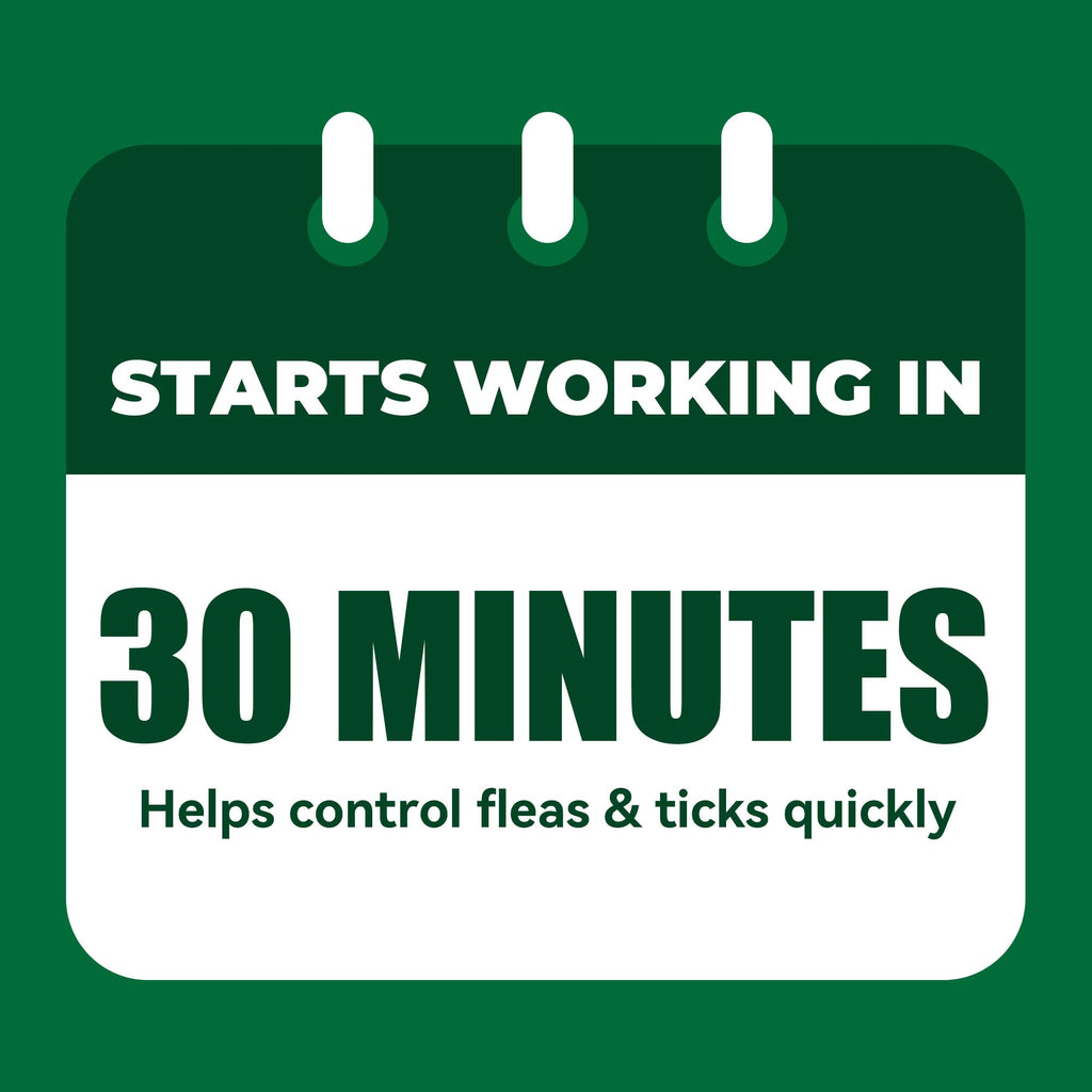 Flea and Tick Chews for Dogs 7.5 mg Soft Chews 30 Count E206