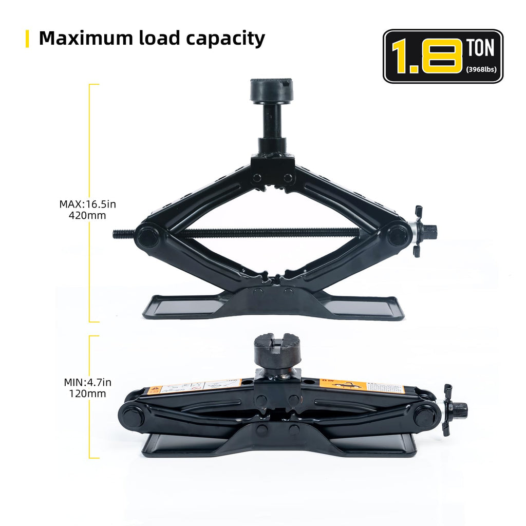 1.8 Ton Scissor Jack Kit A76068