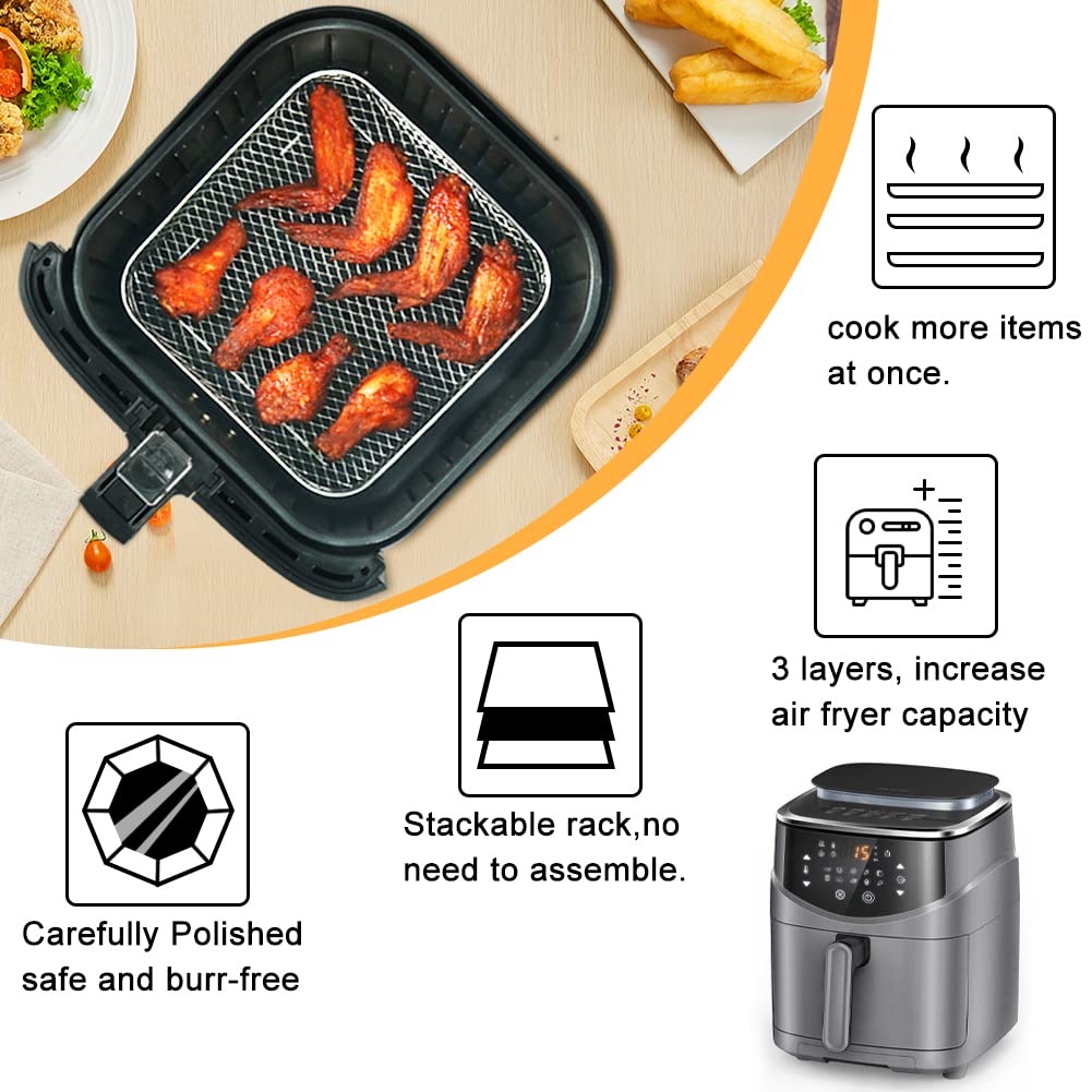 7 inch Square Air Fryer Rack E322957
