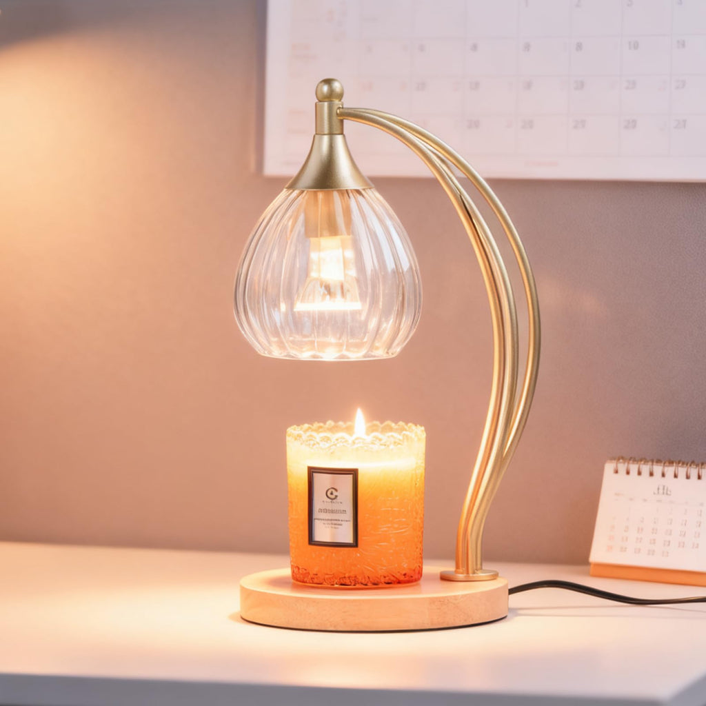 Dimmable Candle Warmer Lamp with Timer J826219