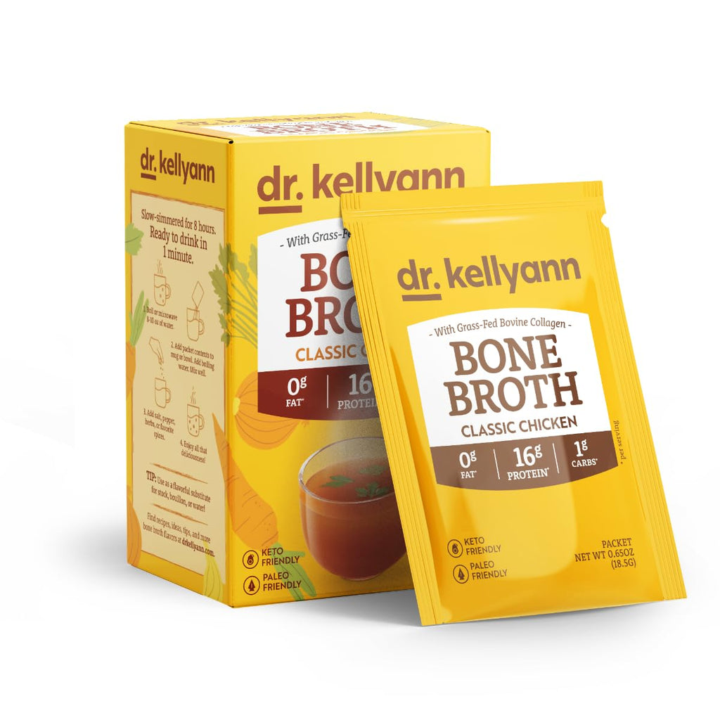 Bone Broth Powder Packets Classic Chicken Flavor 70 servings F3326