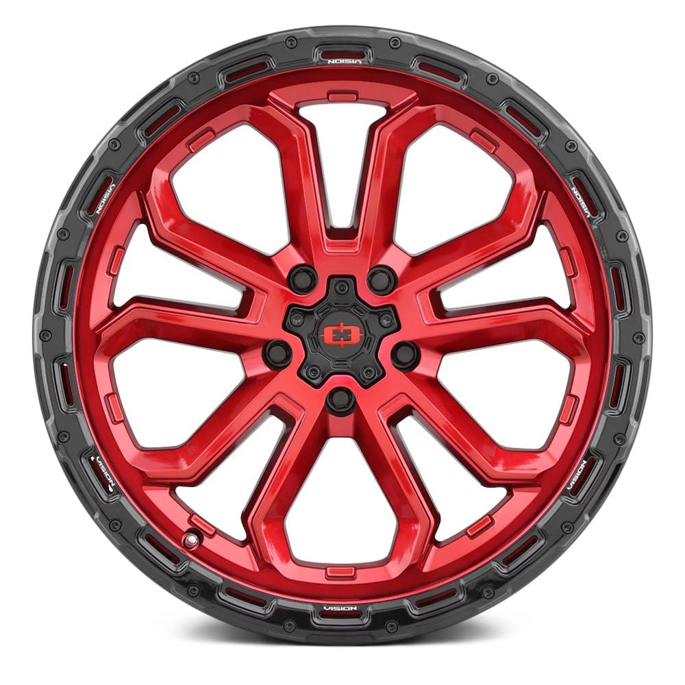 20x9 5x5 Red Wheel Rim F38533