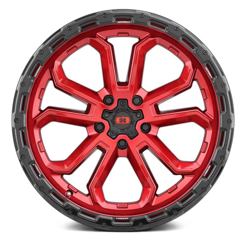 20x9 5x5 Red Wheel Rim F38533
