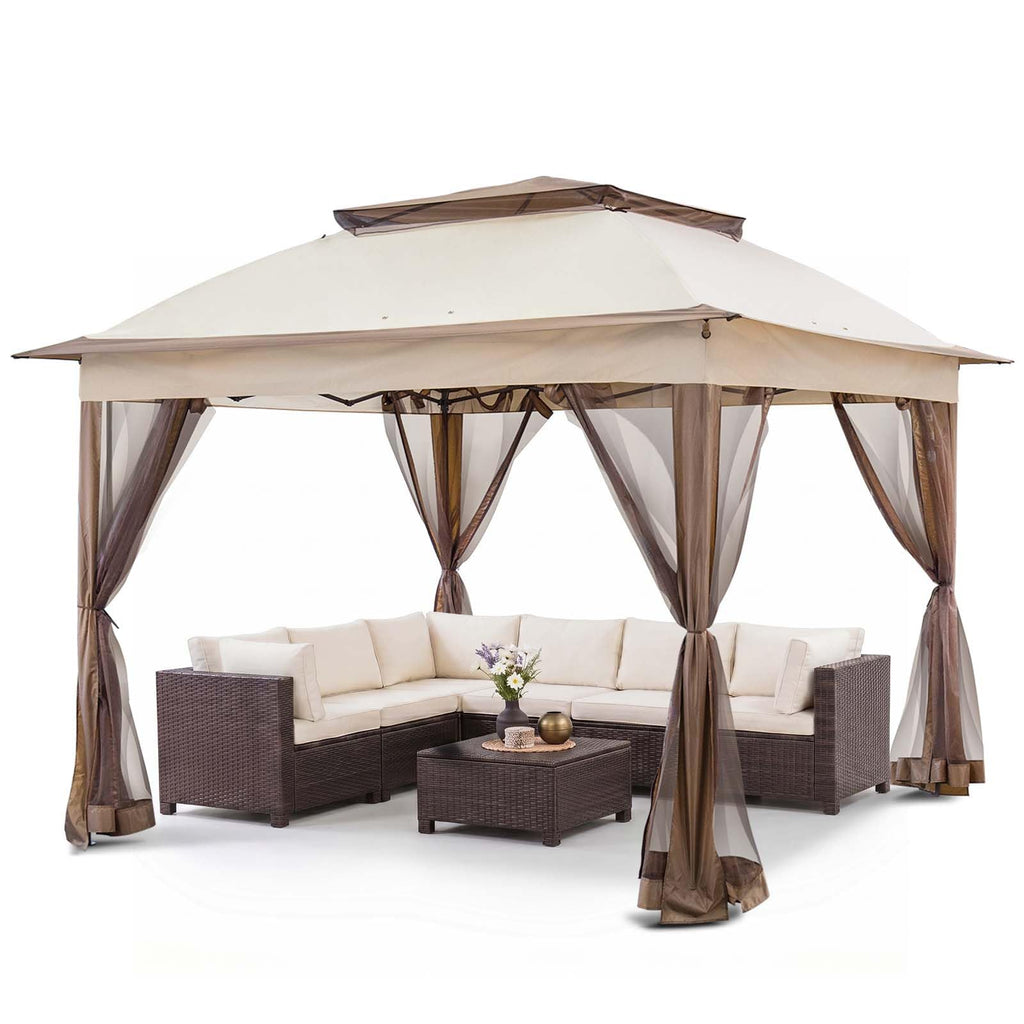 11x11 Pop Up Gazebo with Netting F845225