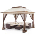 11x11 Pop Up Gazebo with Netting F845225