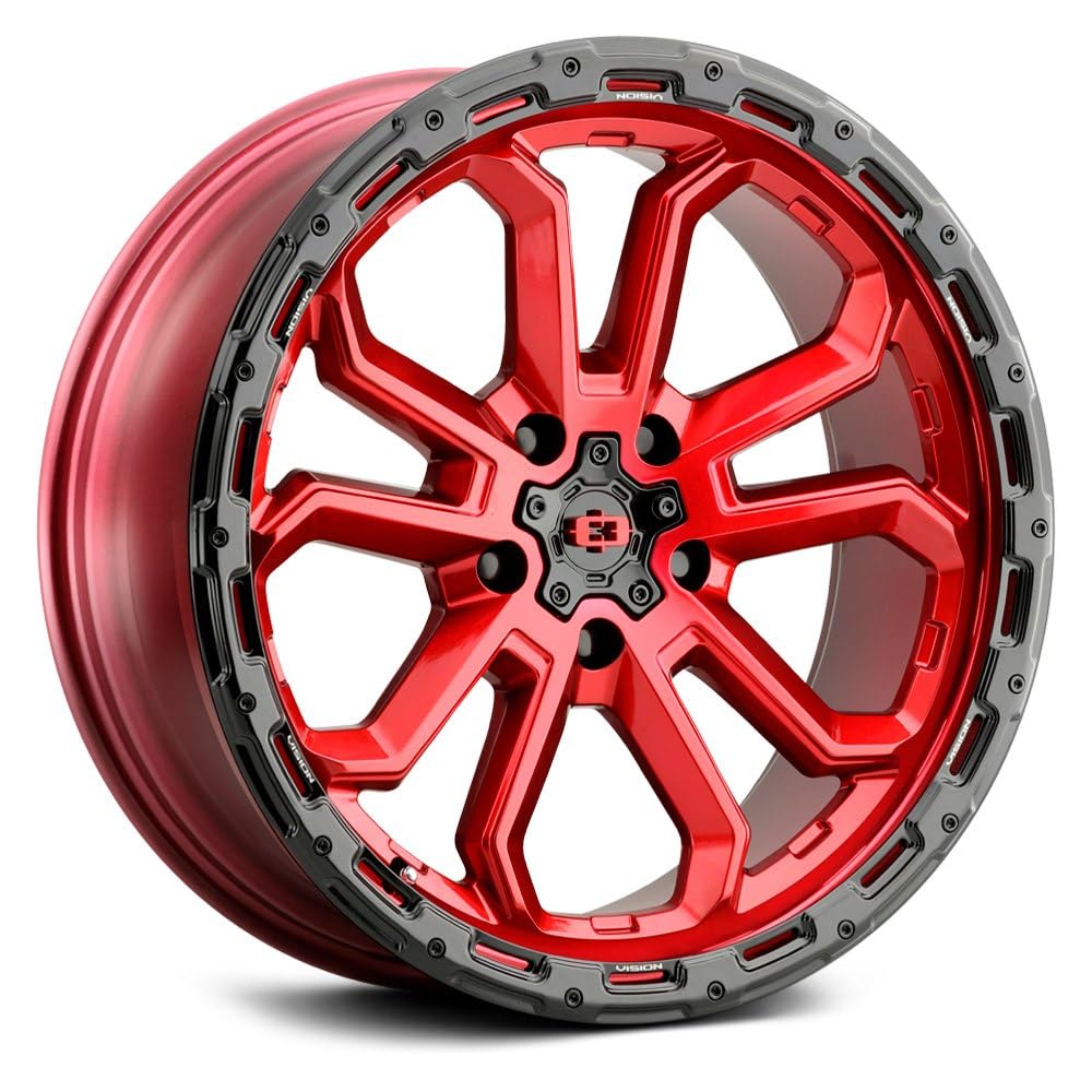 20x9 5x5 Red Wheel Rim F38533