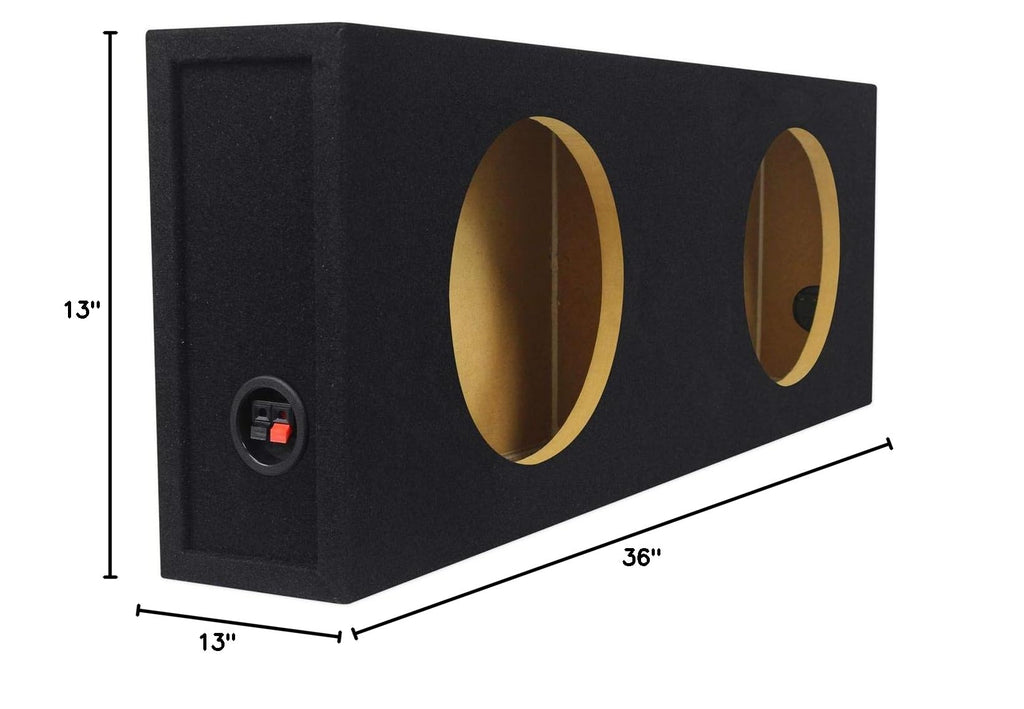 10" Shallow Mount Sealed Car Subwoofer Enclosure X817
