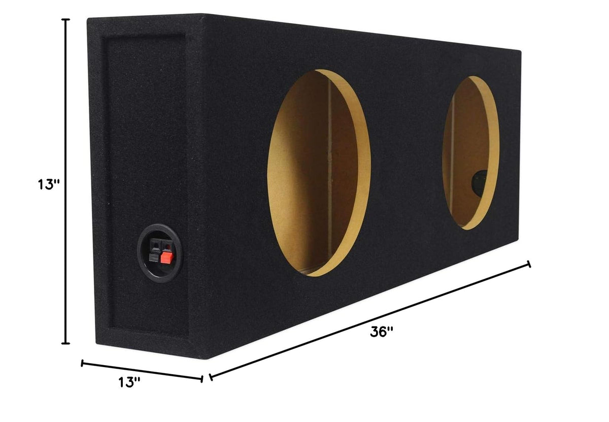 10" Shallow Mount Sealed Car Subwoofer Enclosure X817