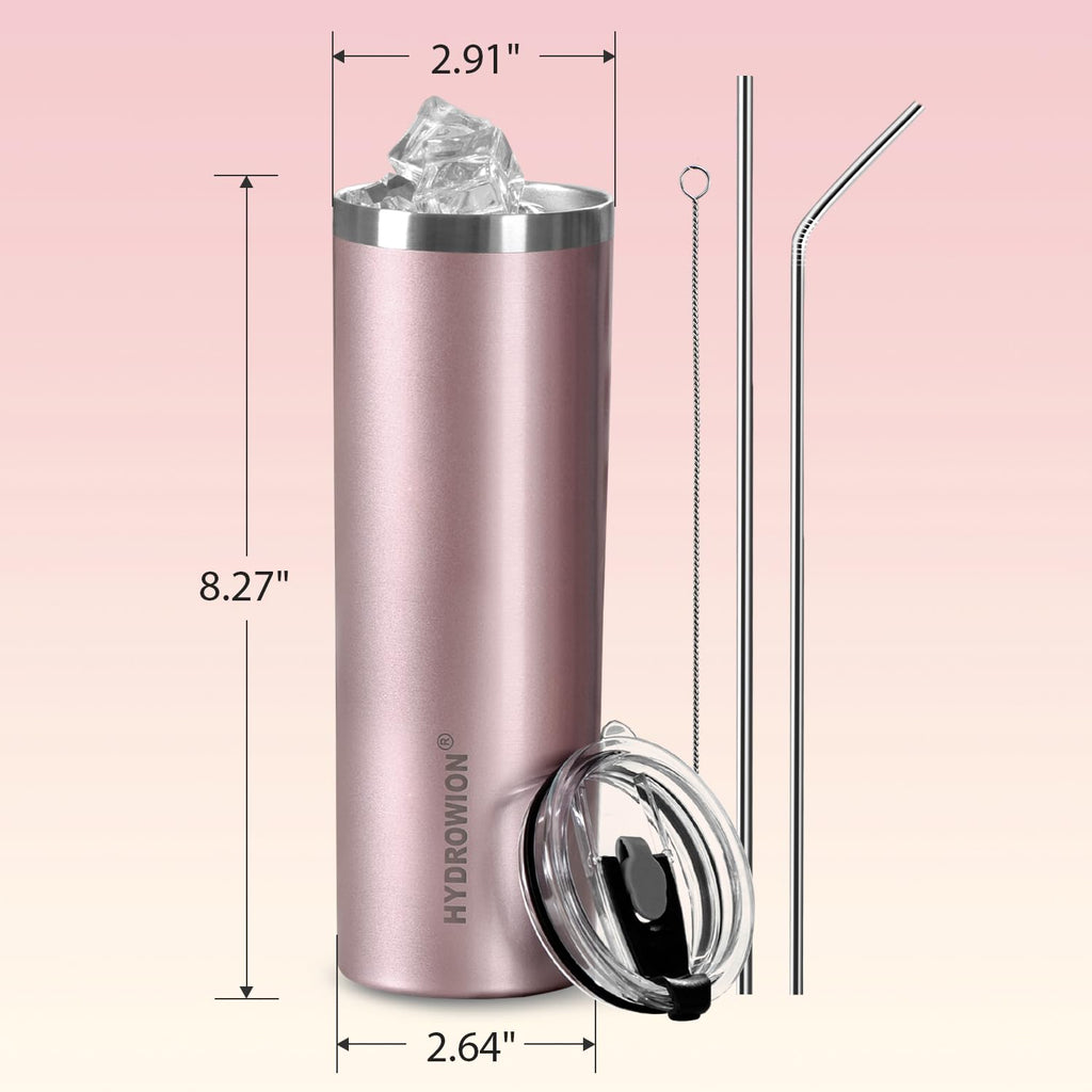 20 oz Insulated Tumbler with Straw Lid H60605