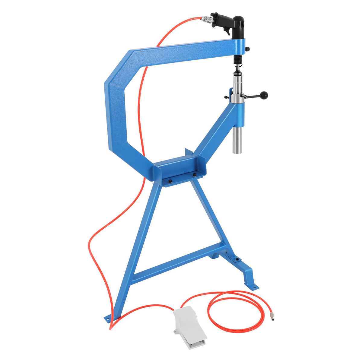 Pneumatic Planishing Hammer with 1", 2", 3" Anvils and Foot Pedal O5743