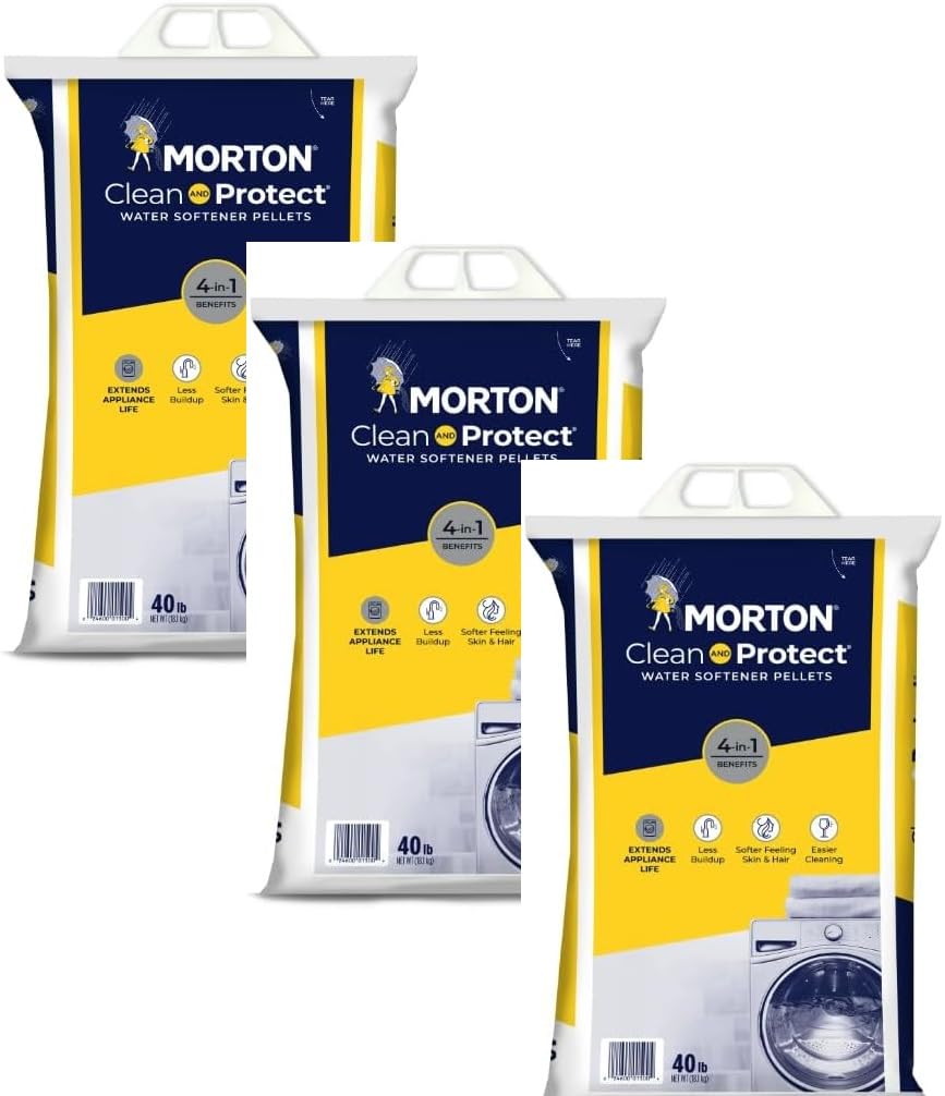 Water Softener Salt Pellets, 40 LB Bag (3) K532