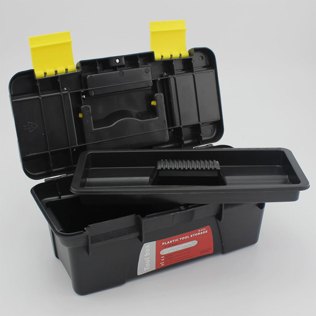 10" Plastic Tool Box with Removable Tool Tray I4522