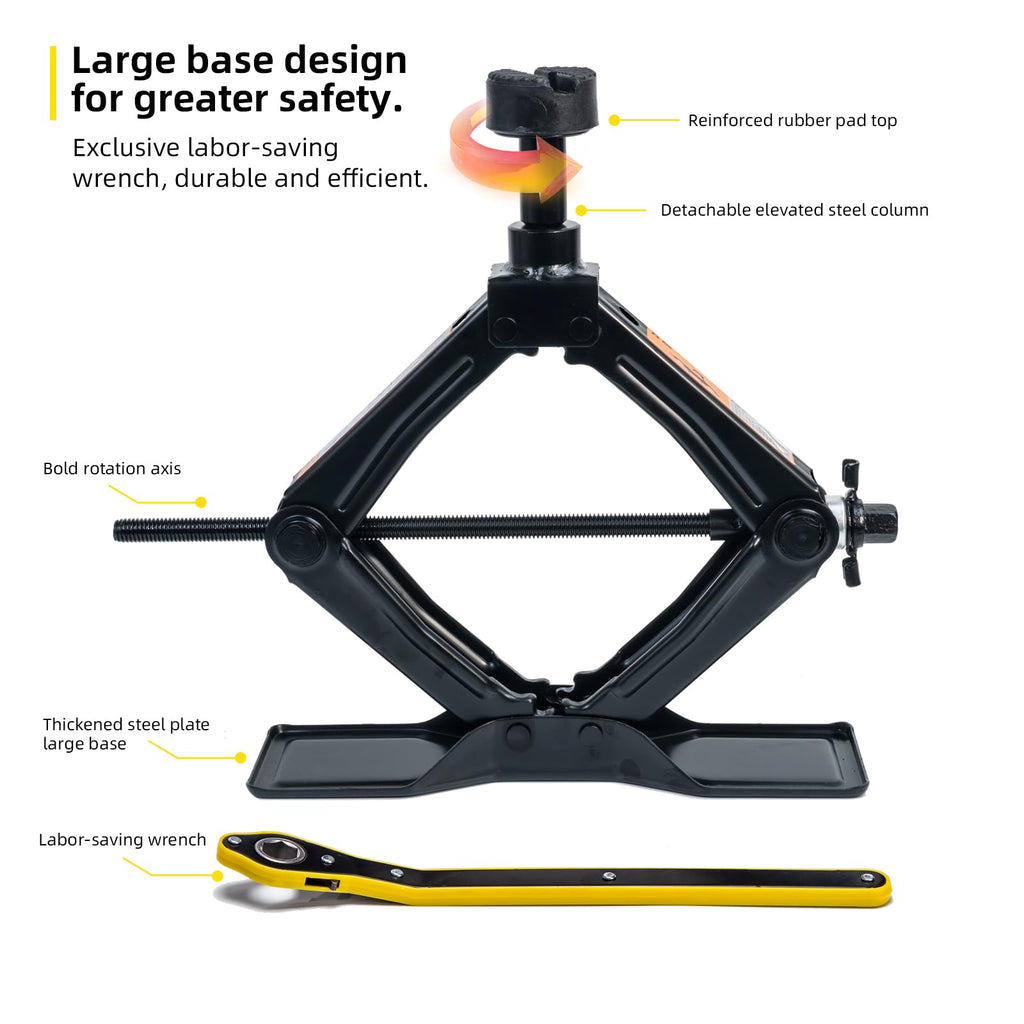 1.8 Ton Scissor Jack Kit A76068