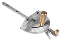 Steel and Brass Miter Gauge with 27 Angle Stops B73852
