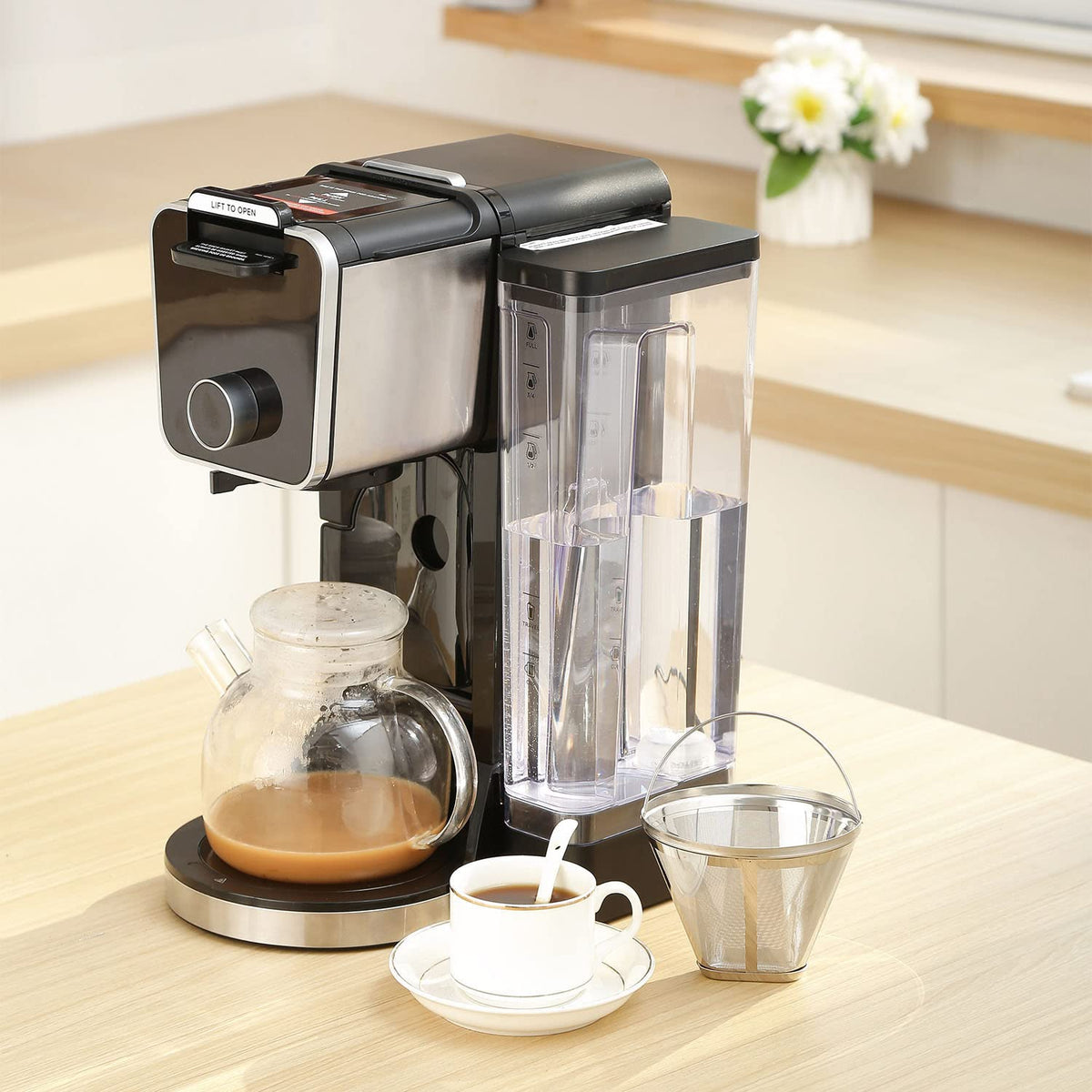 #4 Cone Reusable Stainless Steel Coffee Filters C873623