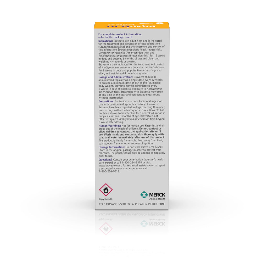 Flea & Tick Topical Solution for Dogs 12 Week Supply W894