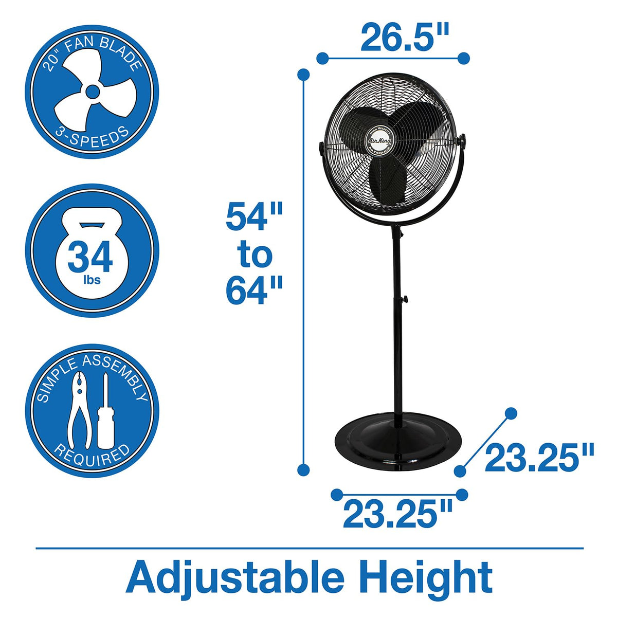 20-Inch Pedestal Fan I9197