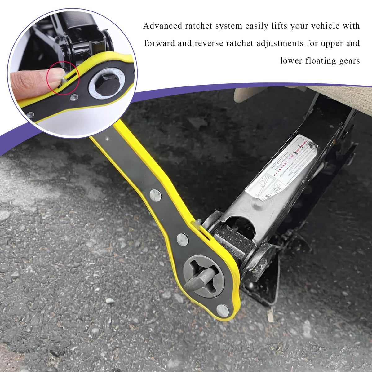 2 Ton Scissor Jack with Lug Wrench R800