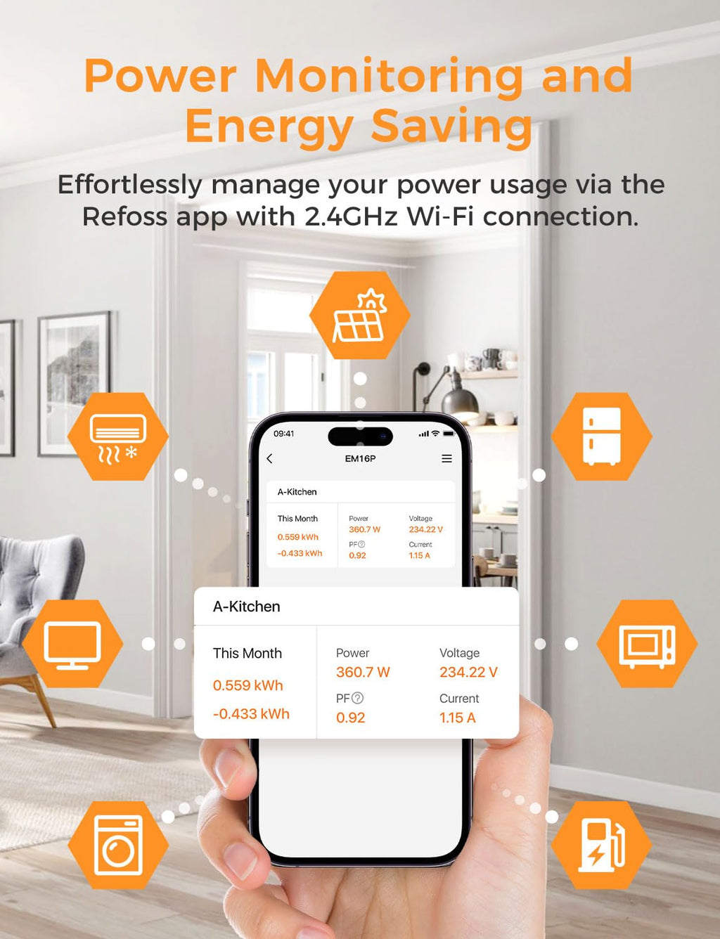Smart Home Energy Monitor with Open API K4391